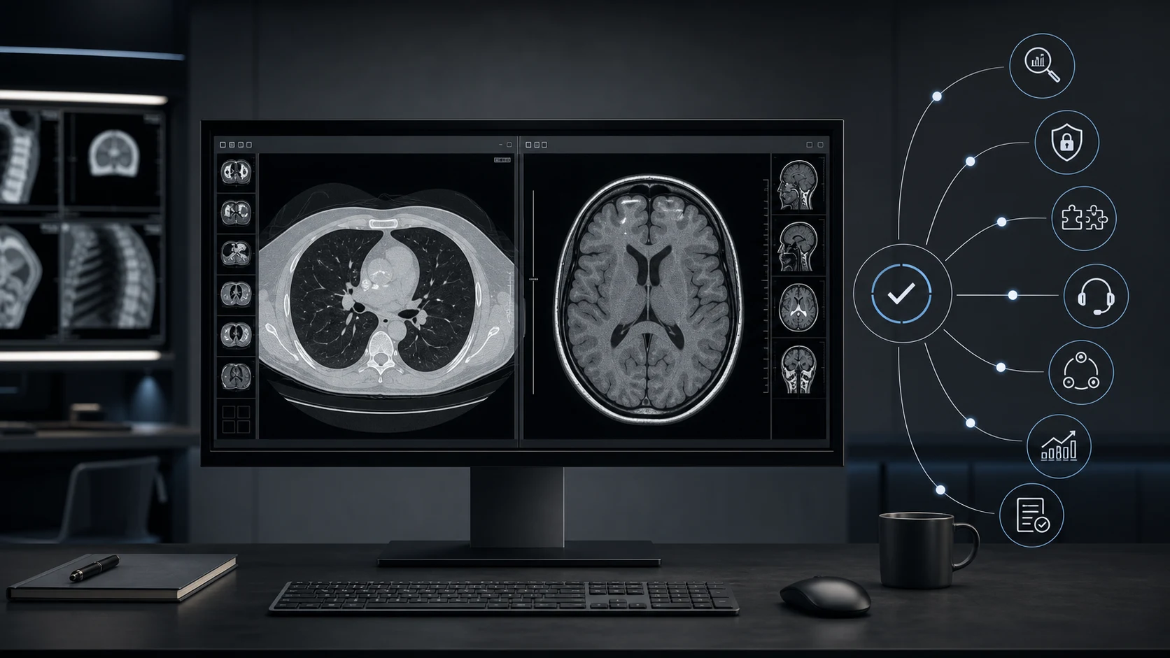 Clinical DICOM viewer evaluation on a Mac workstation with imaging workflow criteria