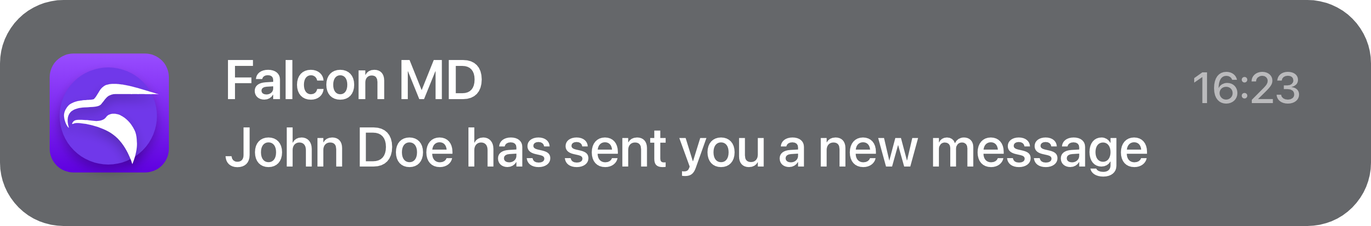Falcon Link push notifications